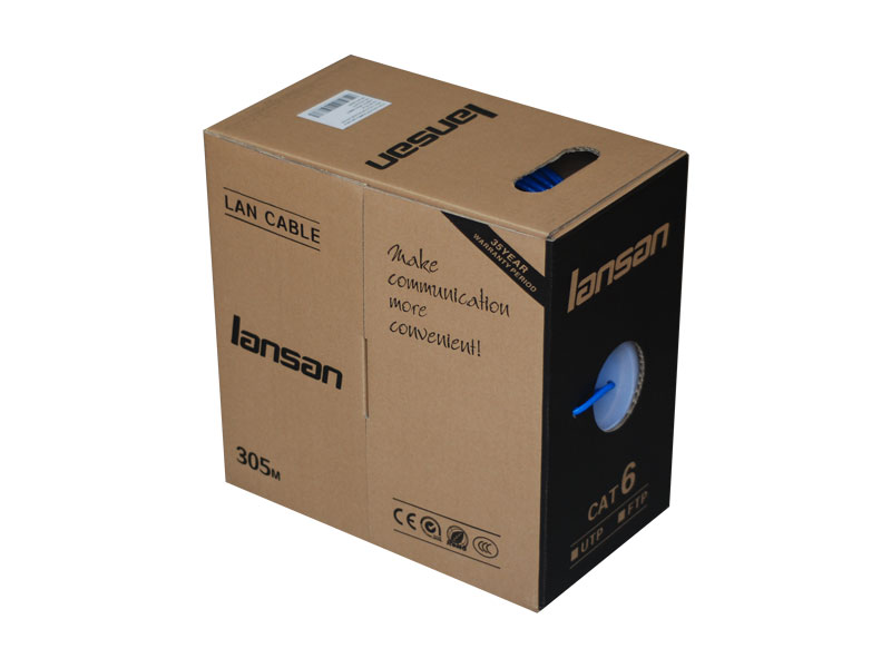 LANSAN CAT6 FULL COPPER UTP 305M LAN CABLE / NETWORK CABLE